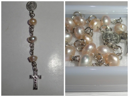 ONE DECADE CREAM FRESH WATER PEARLS ROUND FLAT
