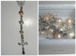 ONE DECADE CREAM FRESH WATER PEARLS ROUND FLAT